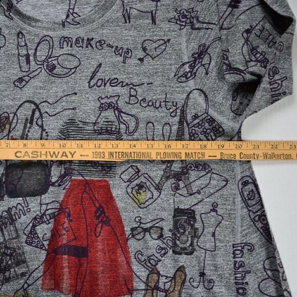 INOAH Asymmetrical Wearable Art Top - Picture 8 of 12